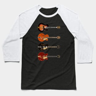 Chet Atkins Iconic Guitars Baseball T-Shirt